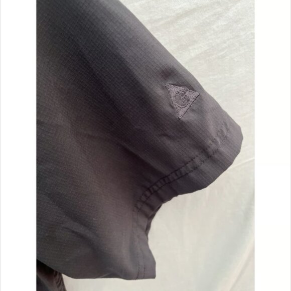 Gerry Men's Black Short Sleeve Button Up Shirt With Zipper Pocket Sz L - Picture 9 of 9